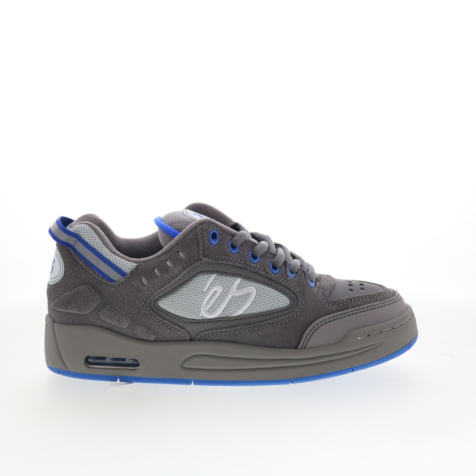 ES Creager 5102000062092 Mens Gray Suede Skate Inspired Sneakers Shoes