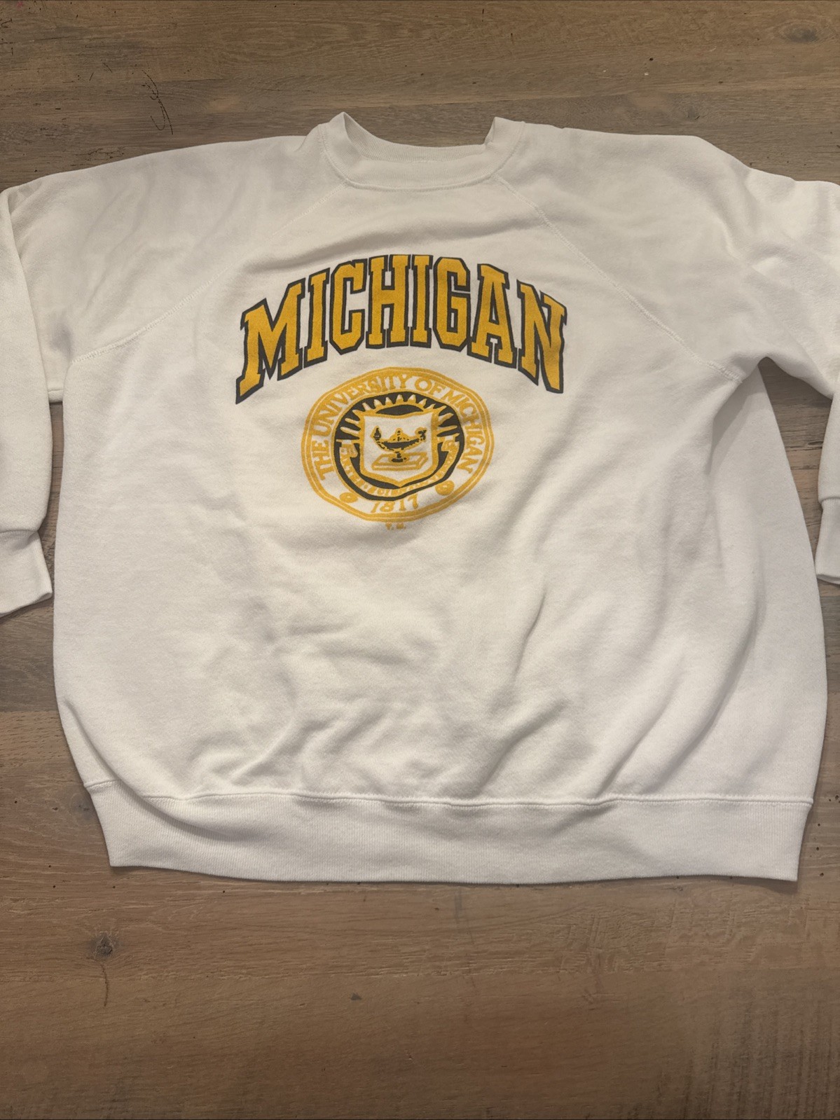 VTG 90s Tultex Ncaa Michigan Wolverines crewneck Pullover Sweatshirt Men’s XL VTG 90s Tultex Ncaa Michigan Wolverines crewneck Pullover Sweatshirt Men’s XL