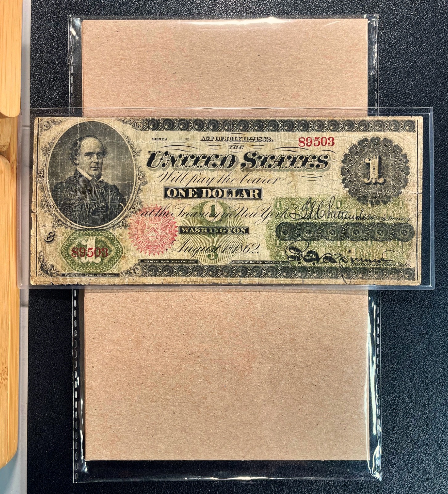 Fr. 17a 1862 $1 Legal Tender - VG/ Fine Comment Fr. 17a 1862 $1 Legal Tender - VG/ Fine Comment