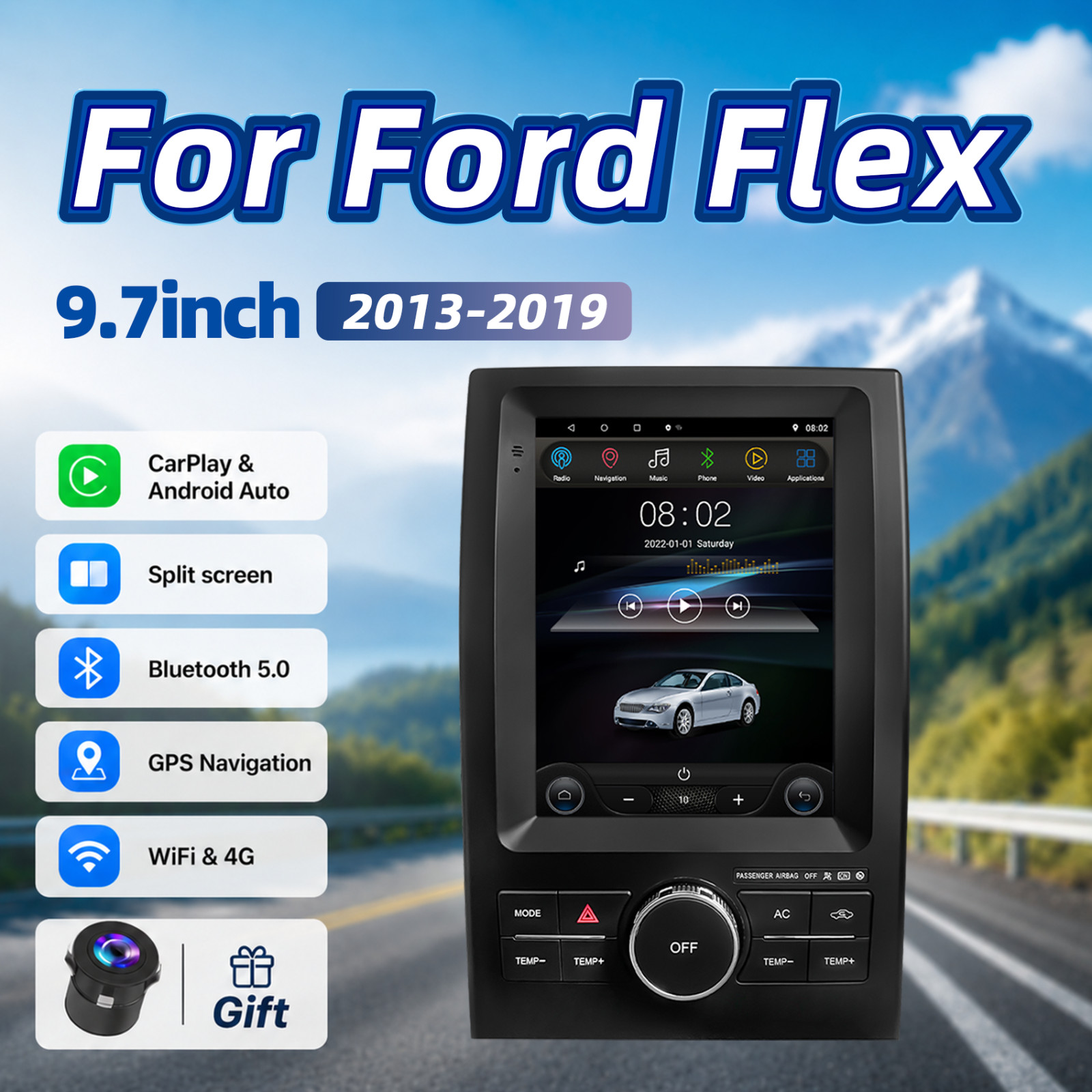 For Ford Flex 2013 - 2019 9.7