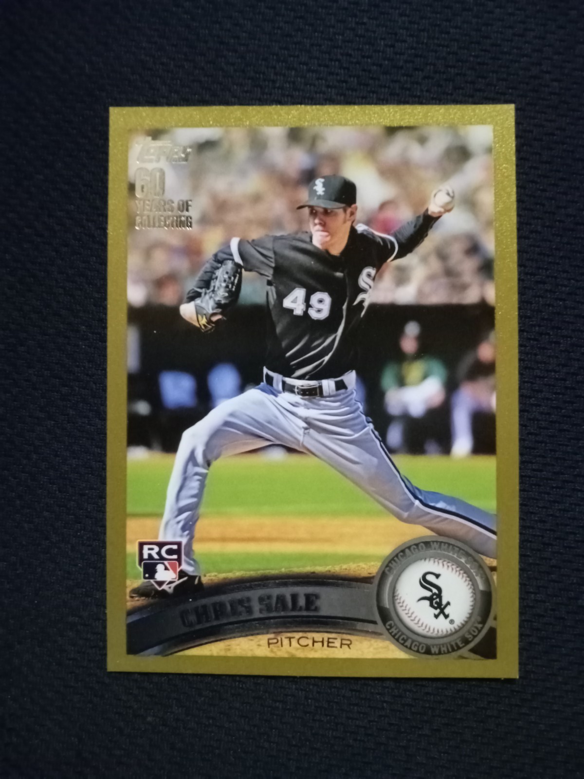 Chris Sale 2011 Topps Gold Rookie RC 57/2011 #65-Chicago White Sox Chris Sale 2011 Topps Gold Rookie RC 57/2011 #65-Chicago White Sox