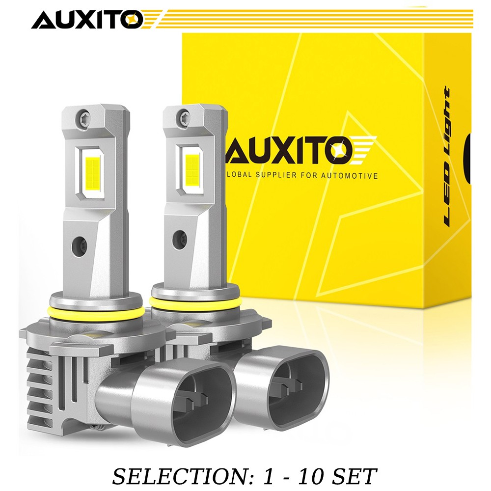 2-20 AUXITO H10 9145 LED Headlight Bulb High Low Beam 6500K White Lamp Canbus M6