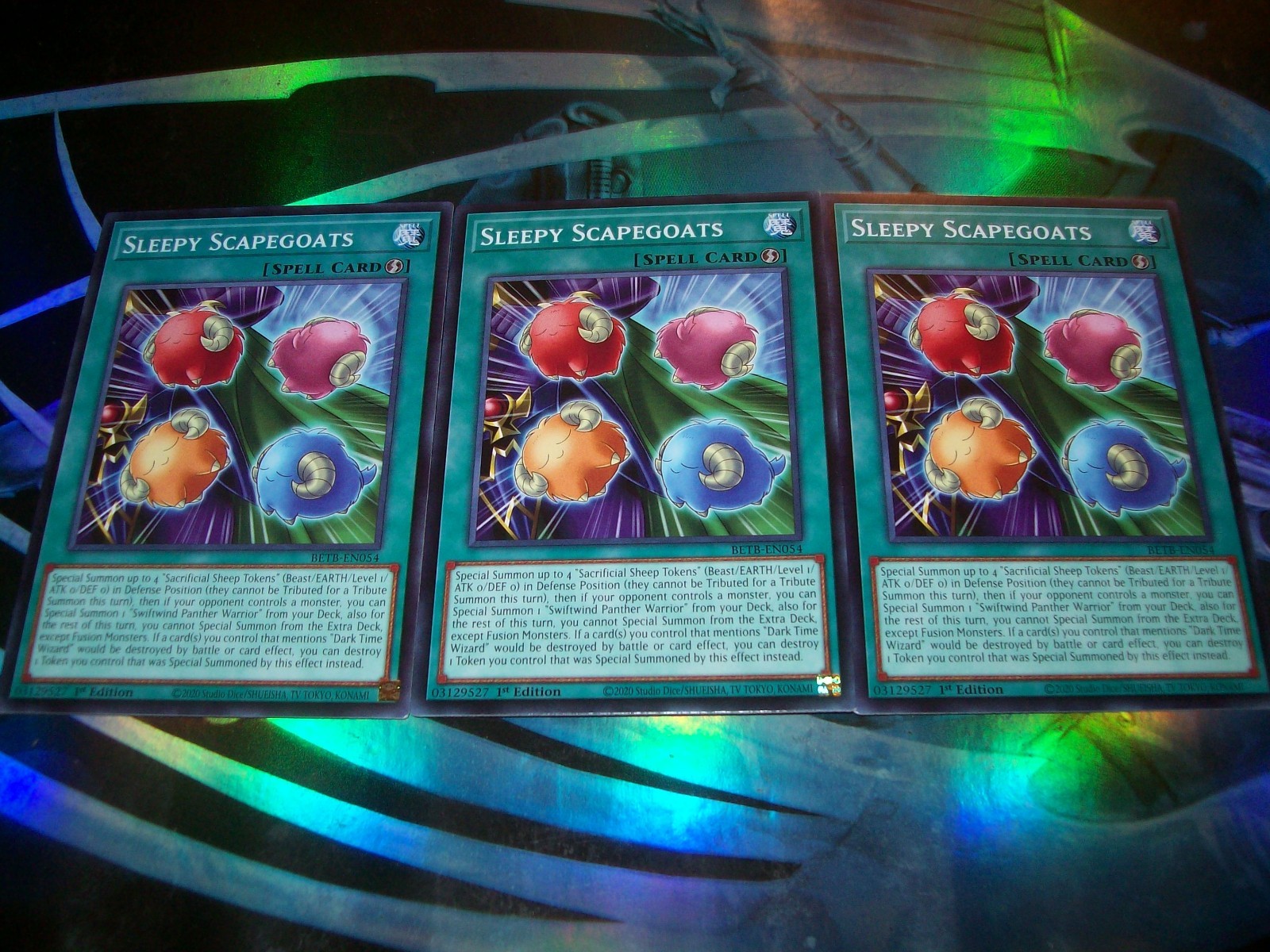 3x Sleepy Scapegoats 1st Edition Common BETB-EN054 Yu-Gi-Oh