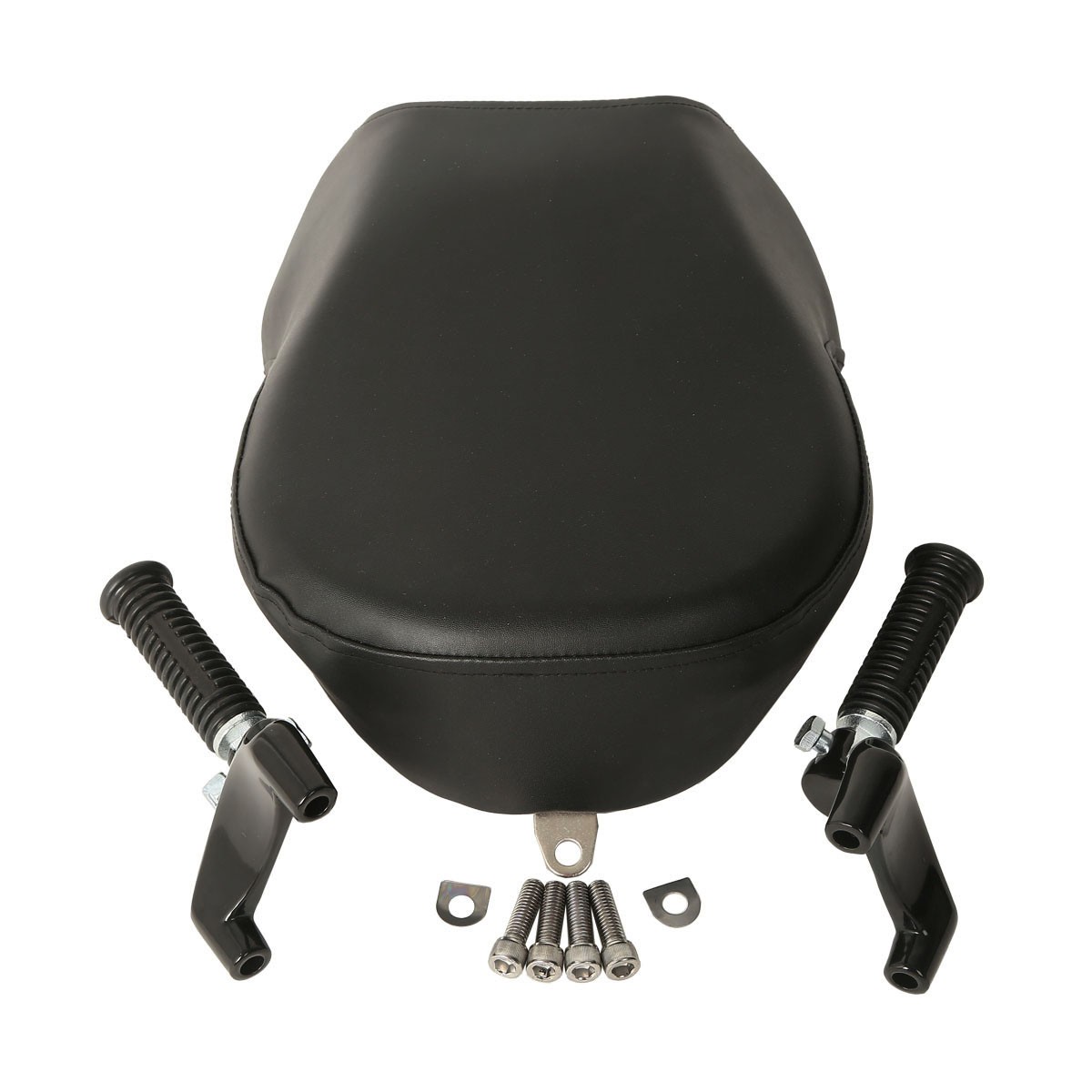 Rear Passenger Seat & Footpegs Peg Fit For Harley Sportster 883 1200 2007-2013