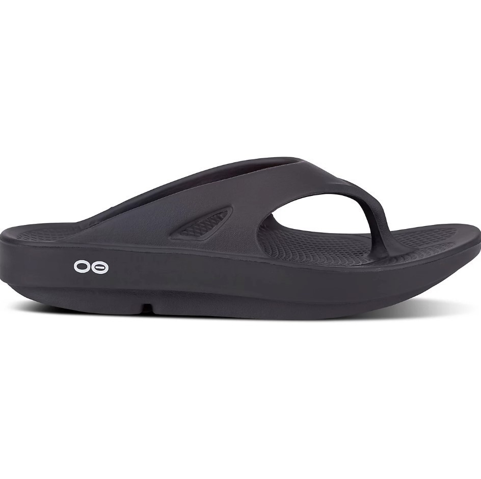 OOFOS Adults\' OOriginal Recovery Sandals Black