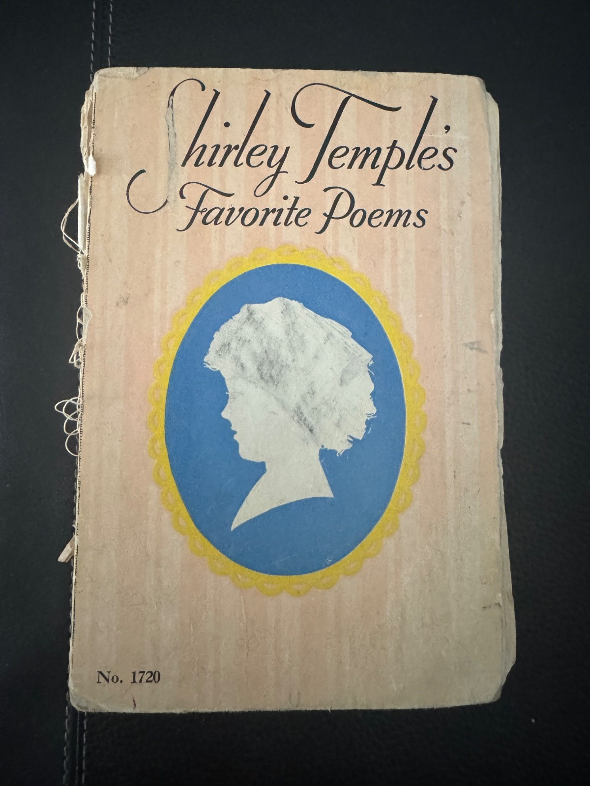 1936 Shirley Temple\'s Favorite Poems Saalfield No. 1720 Vintage Book Inscribed