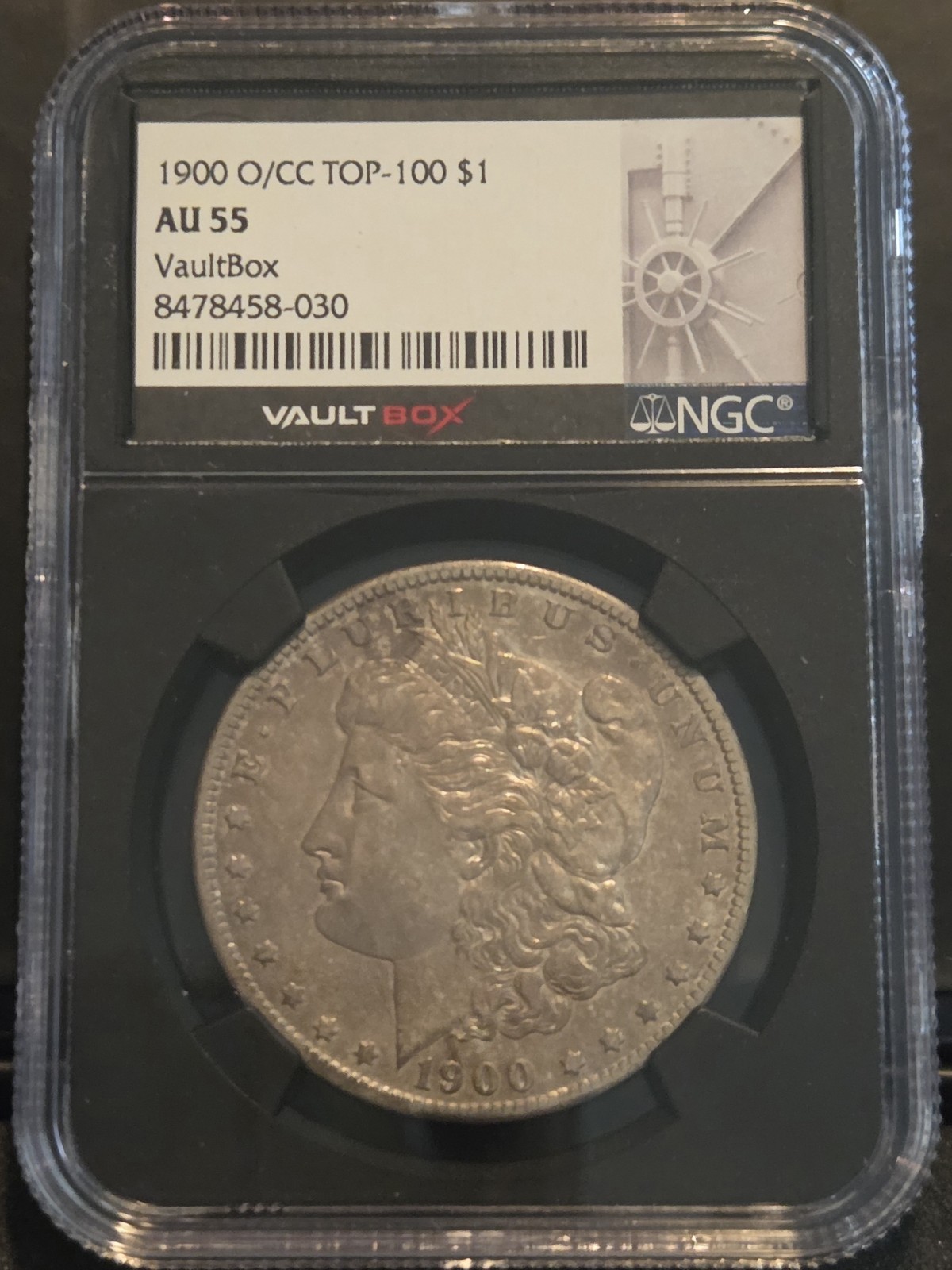 1900 O/CC Morgan Silver Dollar NGC AU-55 O/CC 1900 O/CC Morgan Silver Dollar NGC AU-55 O/CC