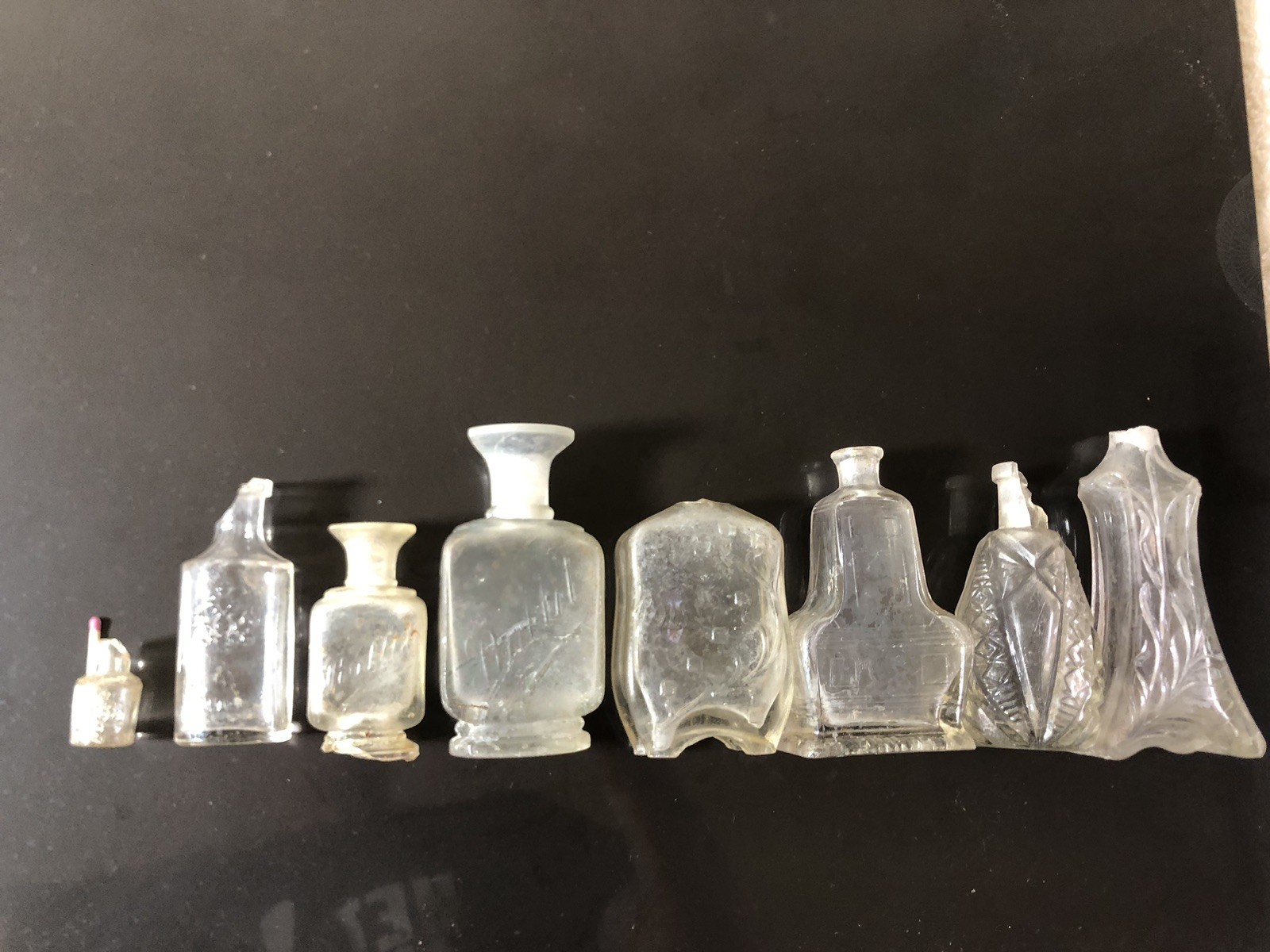 Rare Antique collection of 8 bottles A. Rallet Perfume Pre 1900's with damage Rare Antique collection of 8 bottles A. Rallet Perfume Pre 1900's with damage