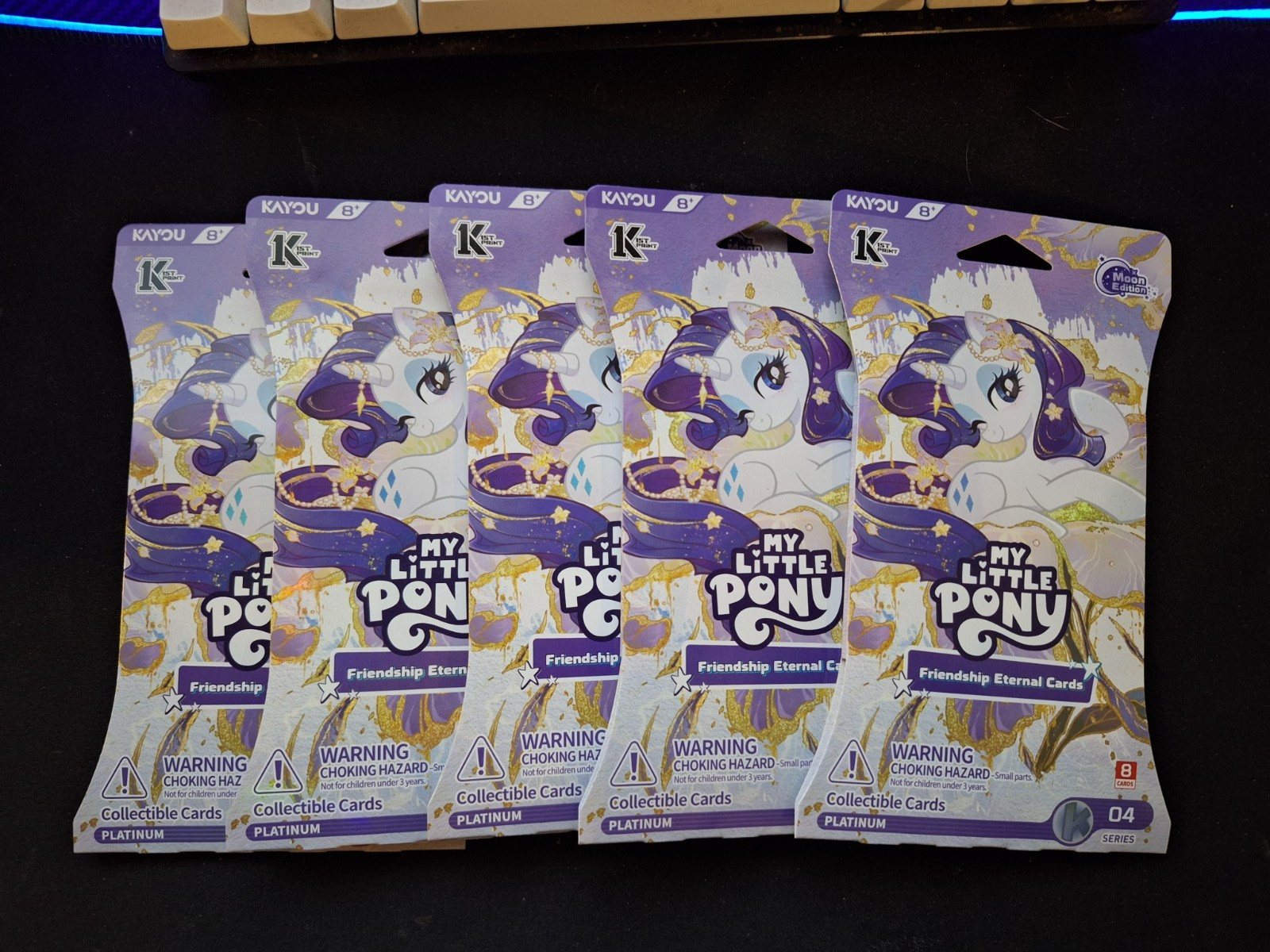 My Little Pony Friendship Eternal Moon Edition Sleeved BoosterX5