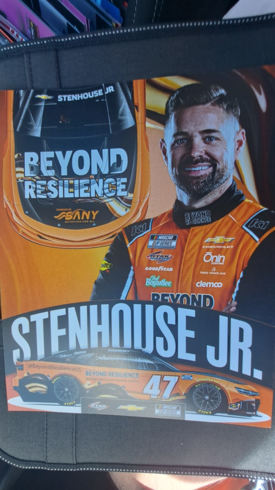 Ricky Stenhouse Jr 2026 Beyond Resilience 8x10 NASCAR Cup Series Hero Post Card