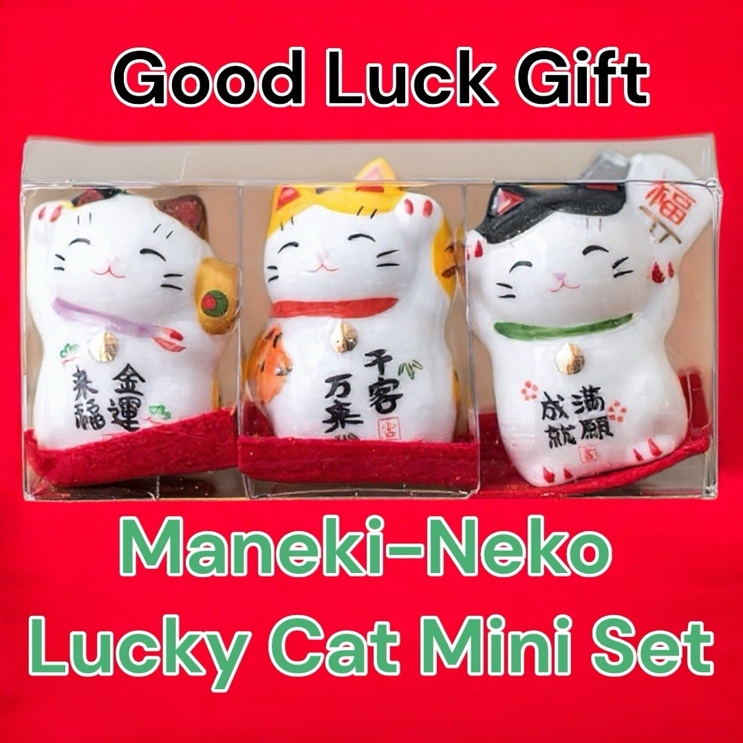 Lucky Cat Mini Set/ Manikin-Niko Lucky Cat Lucky Cat Mini Set/ Manikin-Niko Lucky Cat