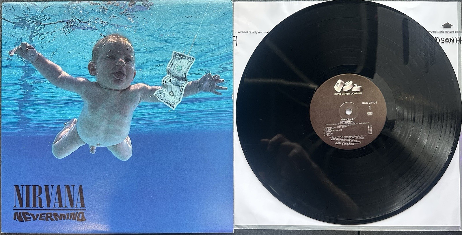 Nirvana Nevermind 1991 US Original MASTERDISK First Pressing Vinyl Record Nirvana Nevermind 1991 US Original MASTERDISK First Pressing Vinyl Record