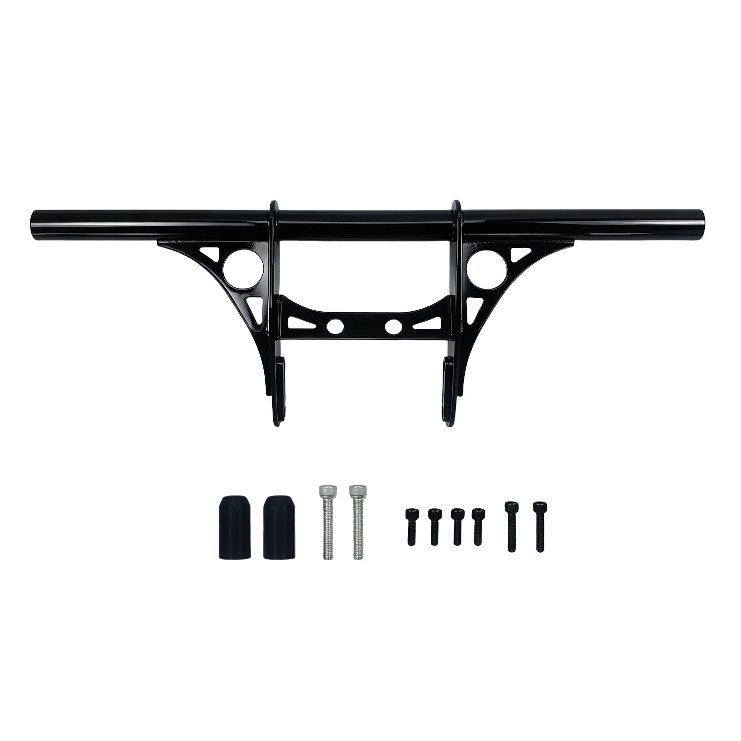Front Engine Guard Highway Crash Bar w/Peg For Harley Sportster XL 883 1200 04+