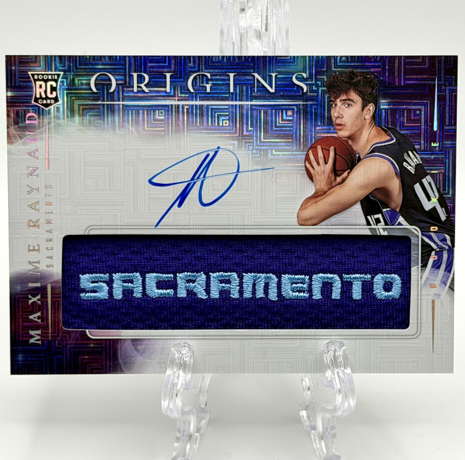 2025-26 Panini Origins Maxime Raynaud RC Rookie Patch Auto RPA Tessellated SSP 2025-26 Panini Origins Maxime Raynaud RC Rookie Patch Auto RPA Tessellated SSP