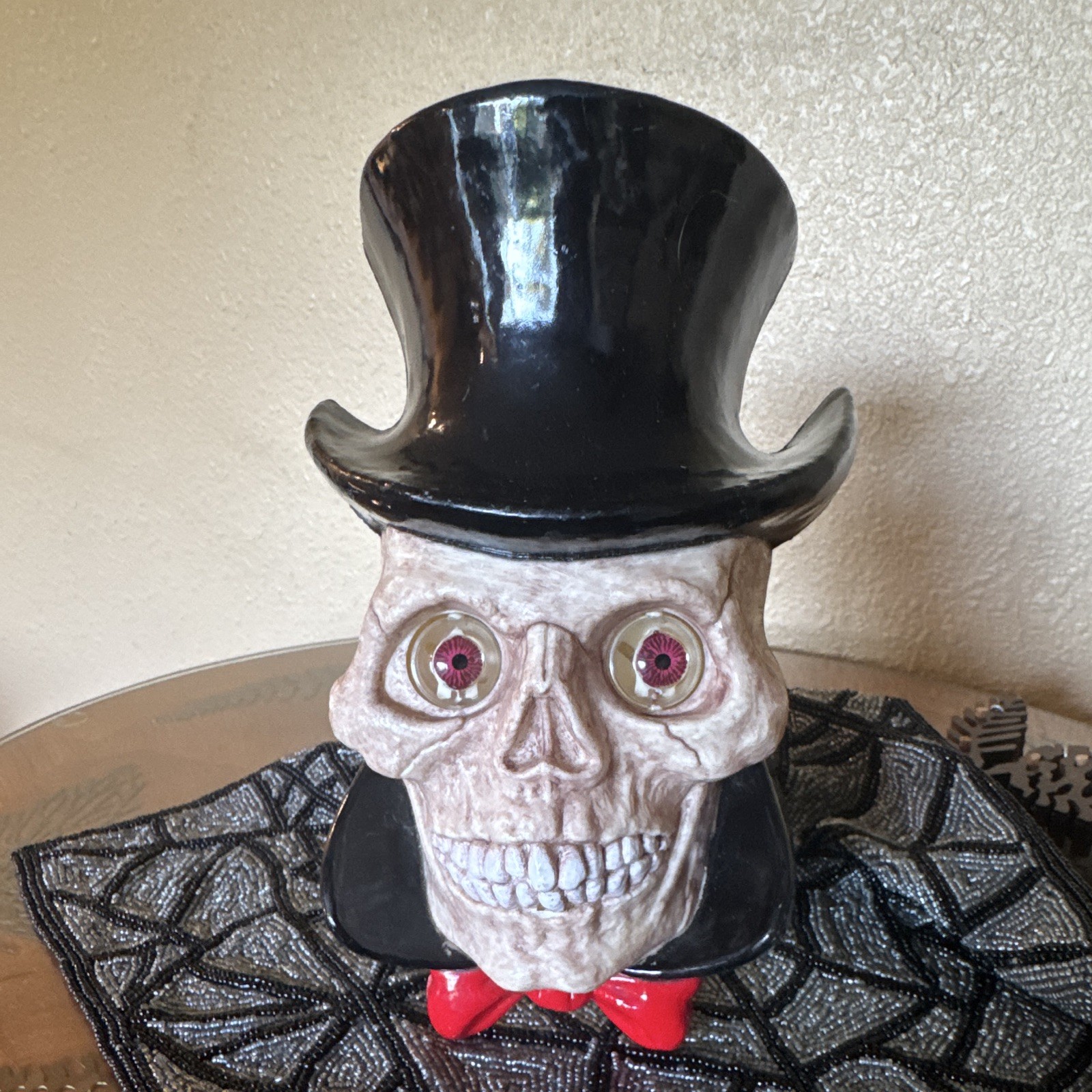 Dapper Skeleton With Voice And Lights, All Work Vintage 1996 Paper Magic Group Dapper Skeleton With Voice And Lights, All Work Vintage 1996 Paper Magic Group