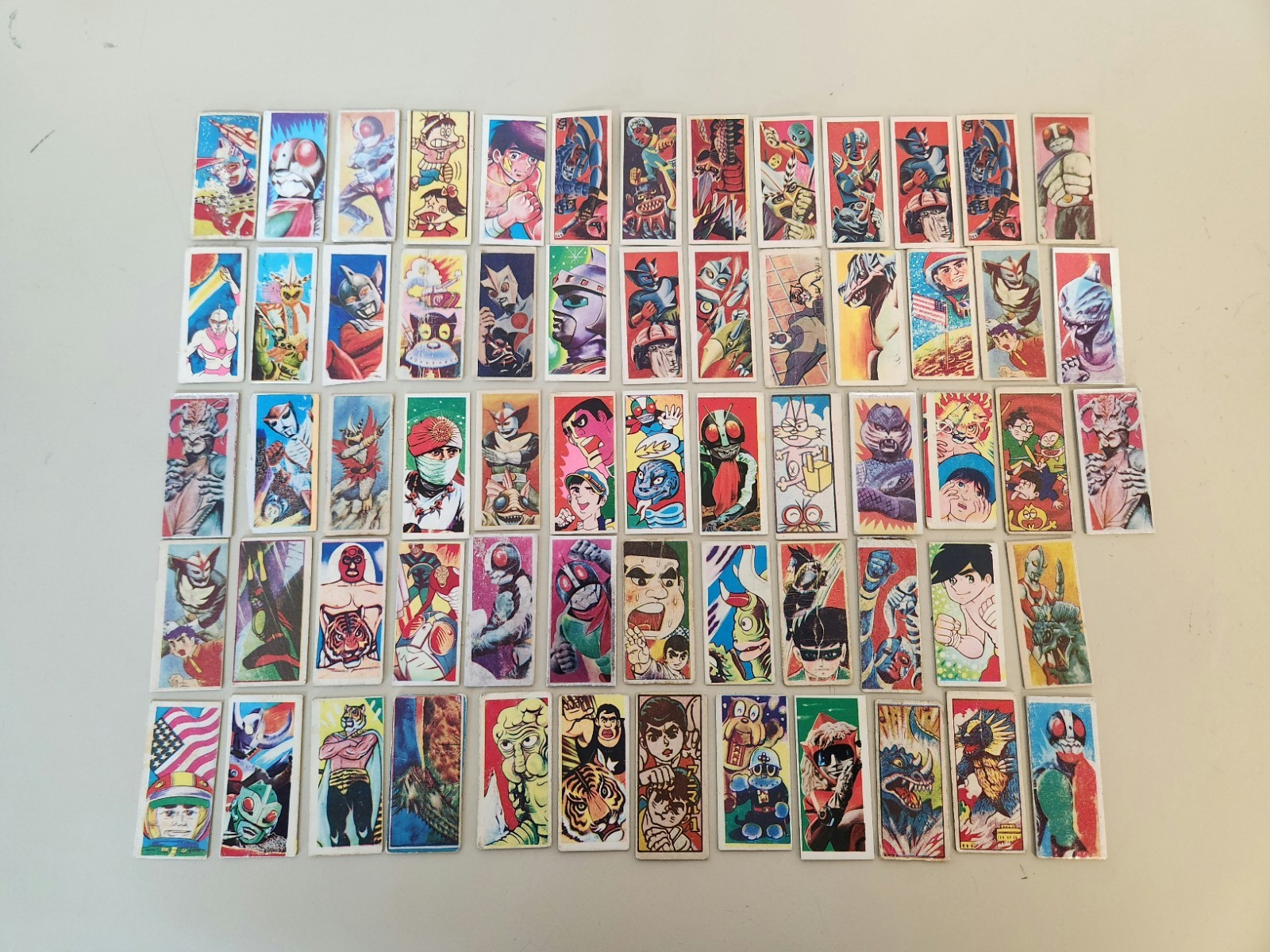 Vintage Japanese Menko Card Lot - 63 Card Lot Vintage Japanese Menko Card Lot - 63 Card Lot