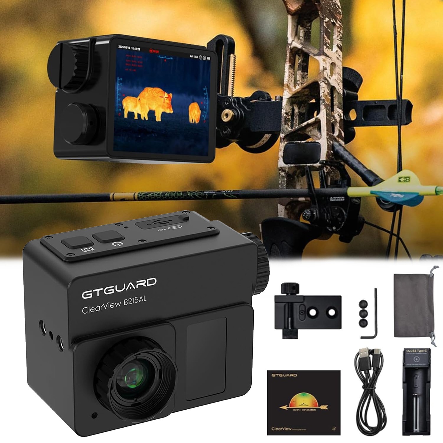Thermal Bow Sight AI 384x288 (50Hz) Night Vision Scope 3.2\