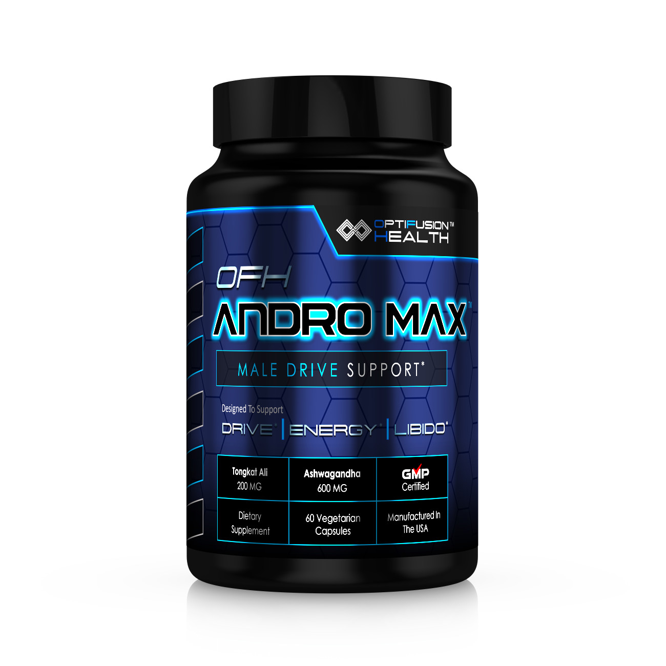 Andro Max Testosterone Support for Men – Male Vitality, Energy & Performance