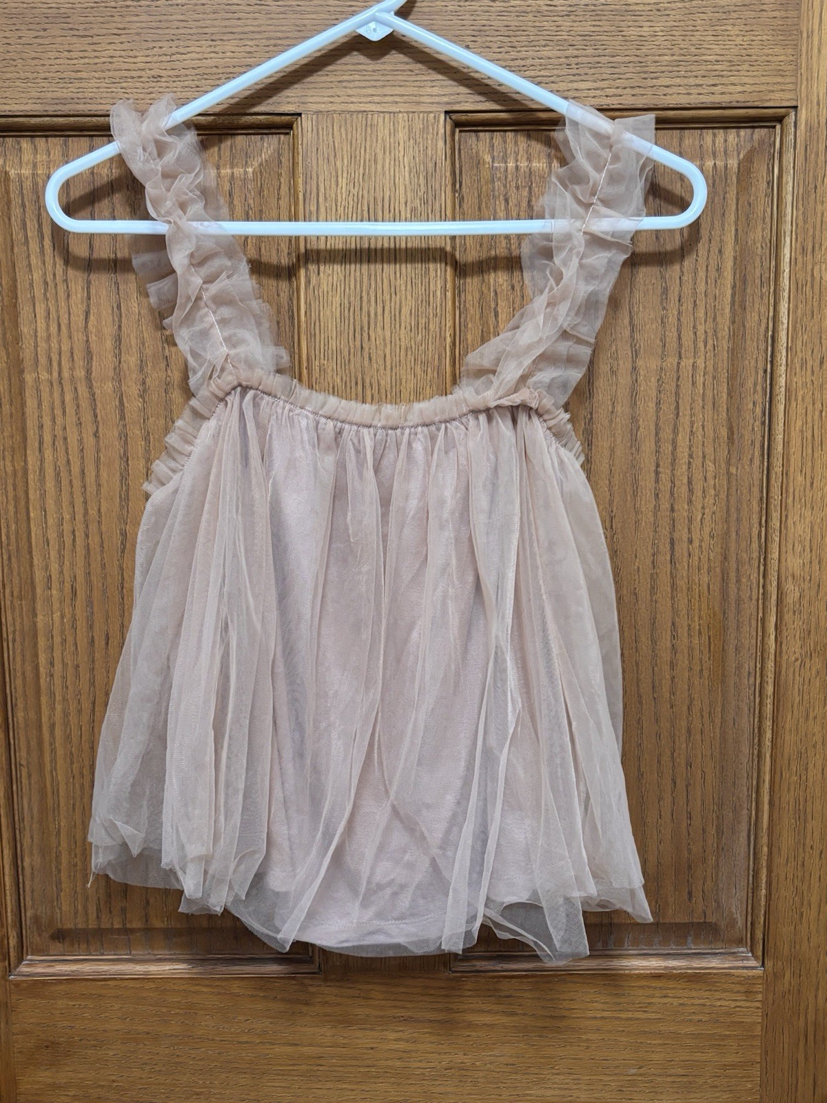 Easel Sheer Ruffle Strap Tank - Dusty Rose. Sz S. NWT Easel Sheer Ruffle Strap Tank - Dusty Rose. Sz S. NWT