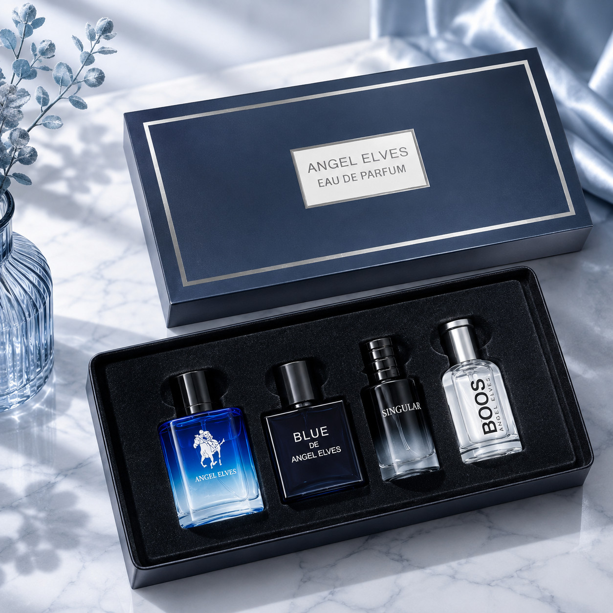 Men’s Luxury Cologne 4pcs Perfume Gift Set, Long-Lasting Fragrance – 4 × 30ml Men’s Luxury Cologne 4pcs Perfume Gift Set, Long-Lasting Fragrance – 4 × 30ml