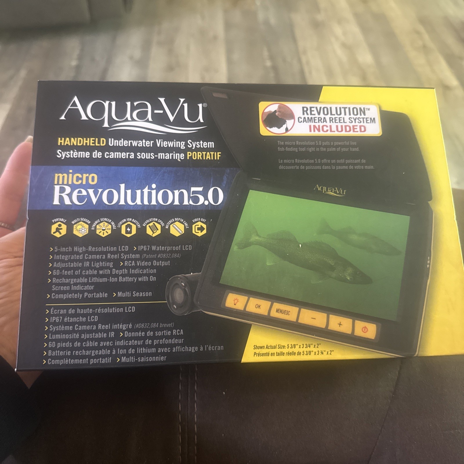 Aqua Vu Micro Revolution 5.0 Pro Underwater Viewing System Multiseason Handheld