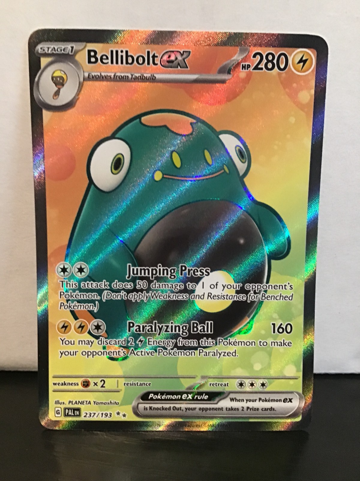 Bellibolt ex 237/193 Ultra Rare Pokemon Paldea Evolved Holo