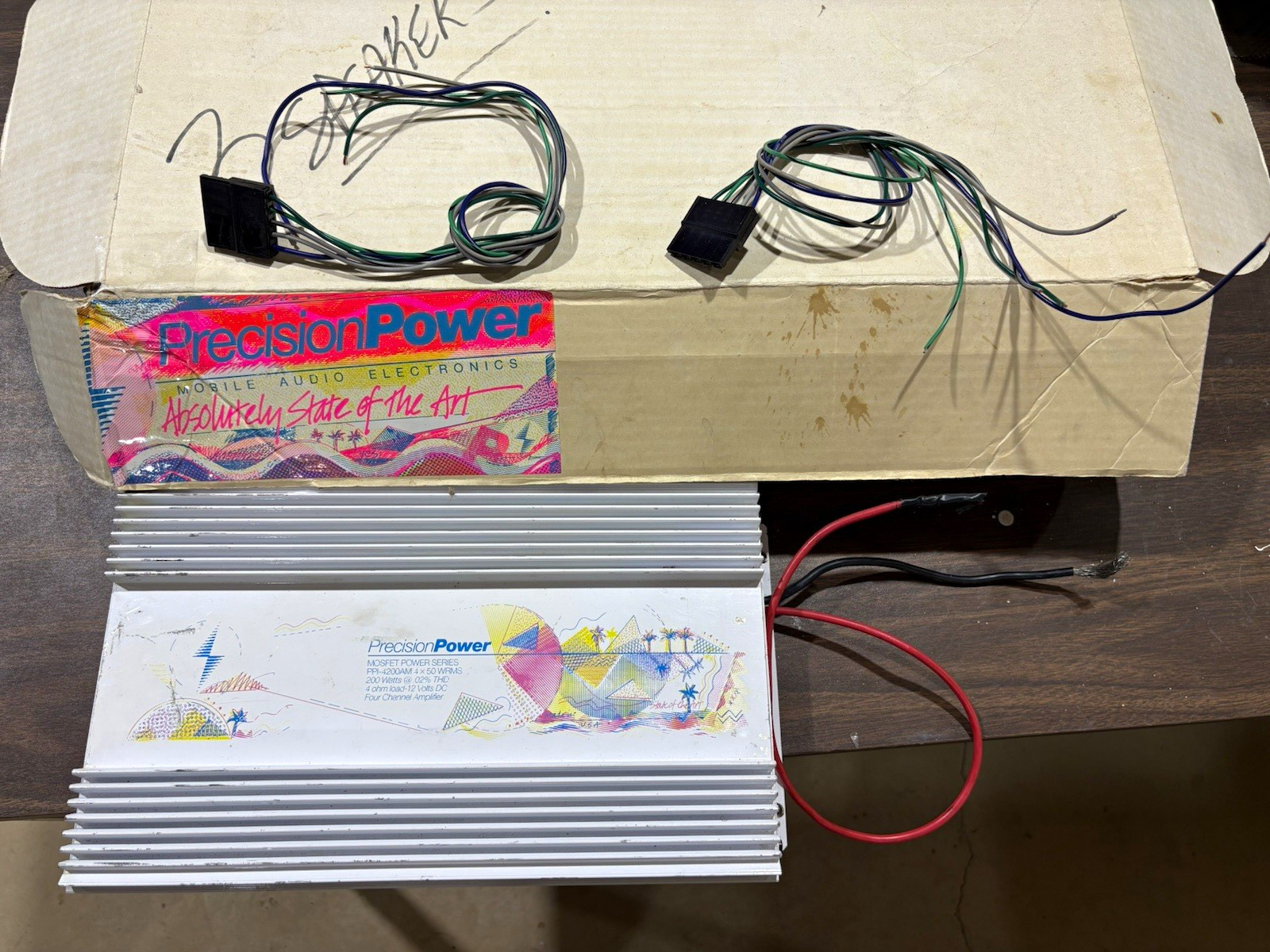 Precision Power PPI-4200AM Old School Amp Works Perfect 100 x 4 @ 2Ohm