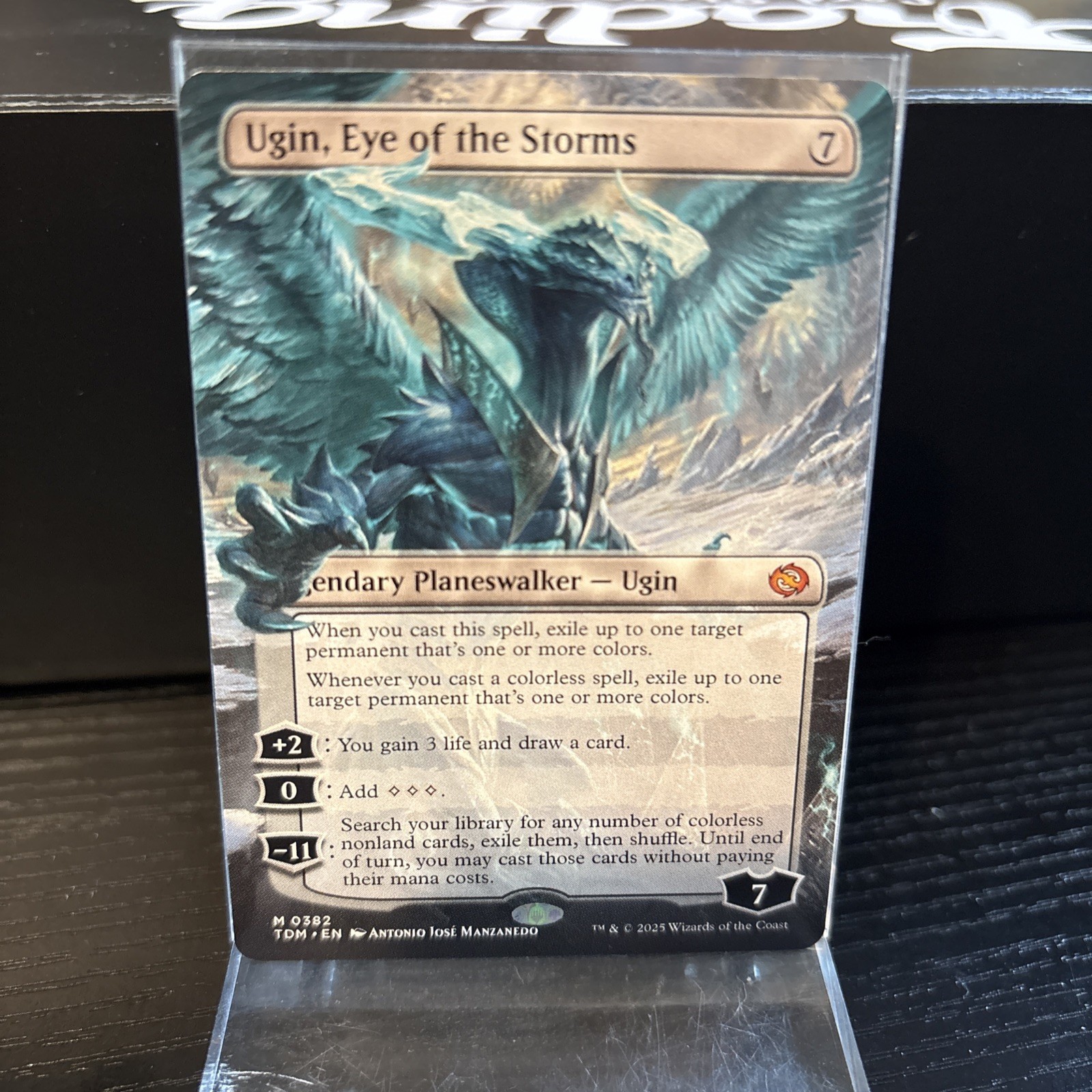 Ugin, Eye of the Storms (Borderless) Tarkir: Dragonstorm MTG - NM Ugin, Eye of the Storms (Borderless) Tarkir: Dragonstorm MTG - NM