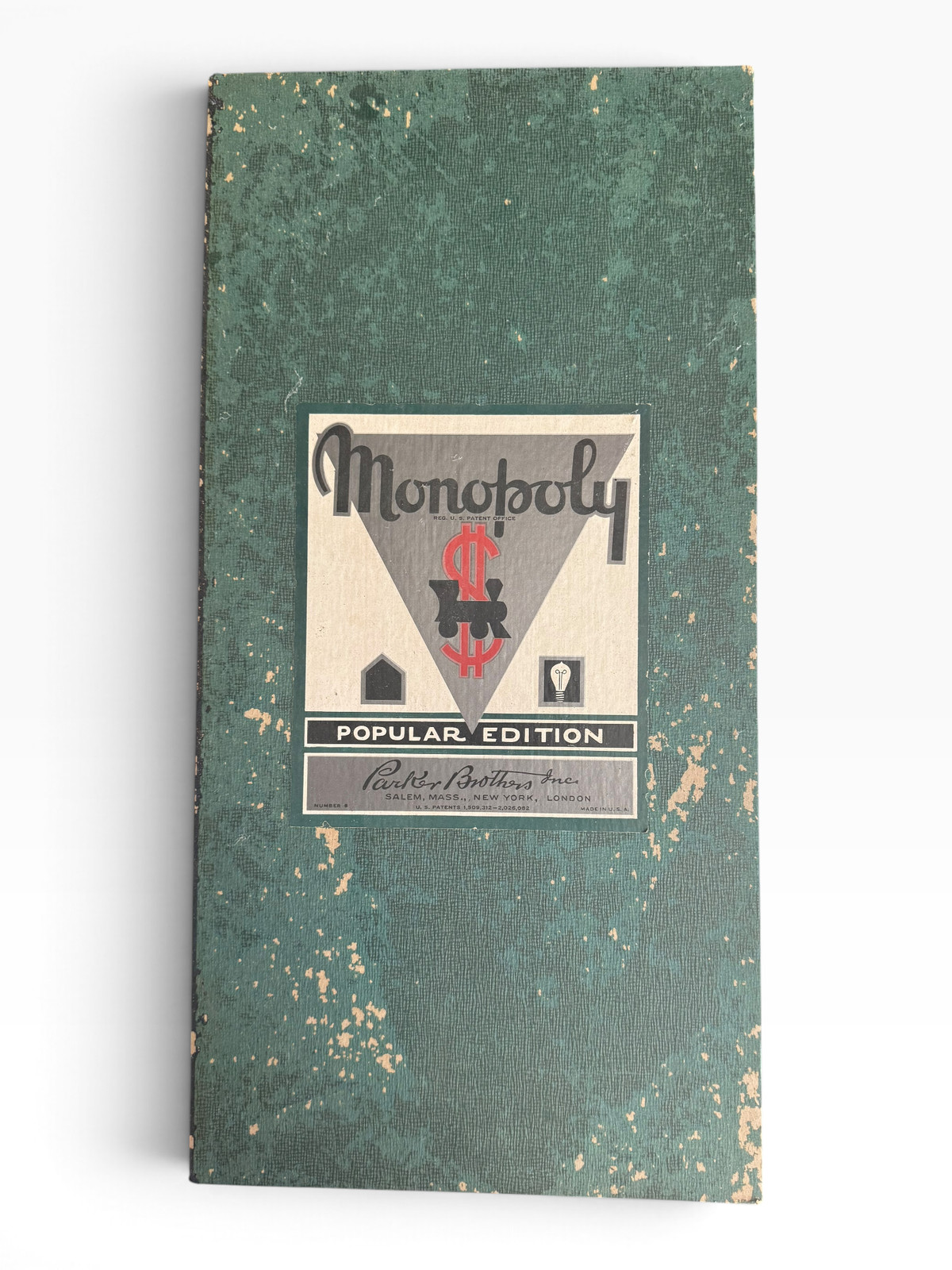 Parker Brothers Monopoly Popular Edition No. Vintage Game Board Only