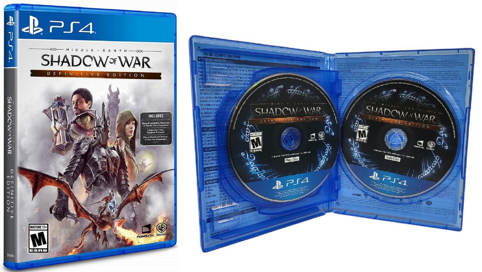 Middle-Earth: Shadow of War - Definitive Edition PS4 Brand New Middle-Earth: Shadow of War - Definitive Edition PS4 Brand New