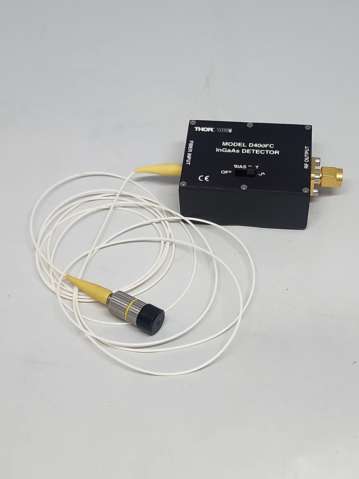 THORLABS D400FC InGaAs Detector Fiber Optic Photo Detector THORLABS D400FC InGaAs Detector Fiber Optic Photo Detector