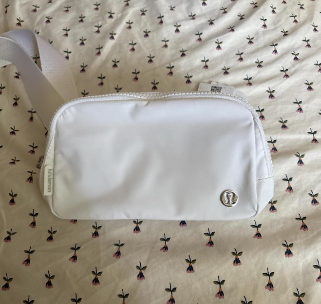 Lulu Everywhere Belt Bag 1L White Waist Pack Crossbody Bag NWT