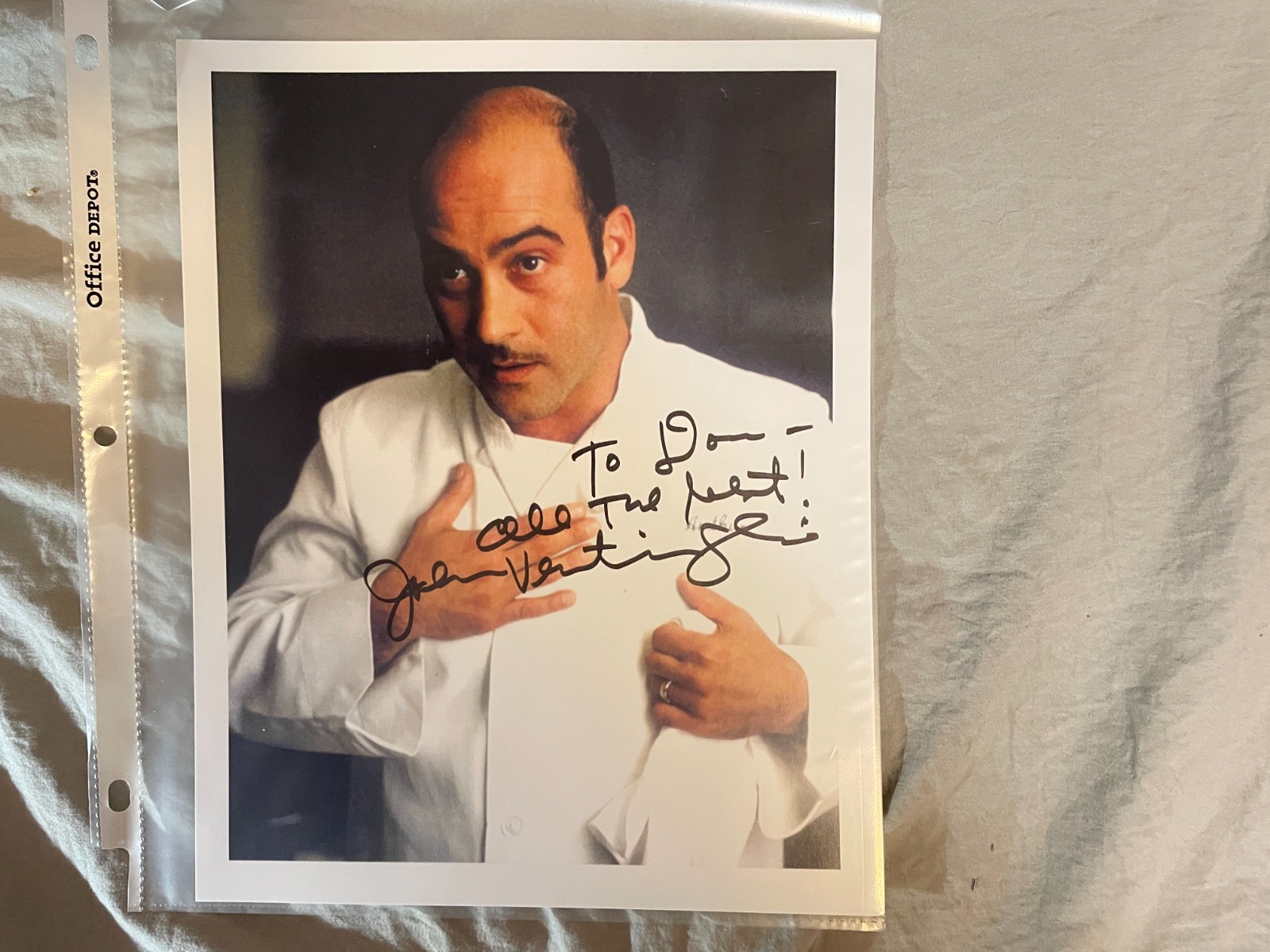 John Ventimiglia Signed Inscribed Autograph Photo 8\ John Ventimiglia Signed Inscribed Autograph Photo 8\