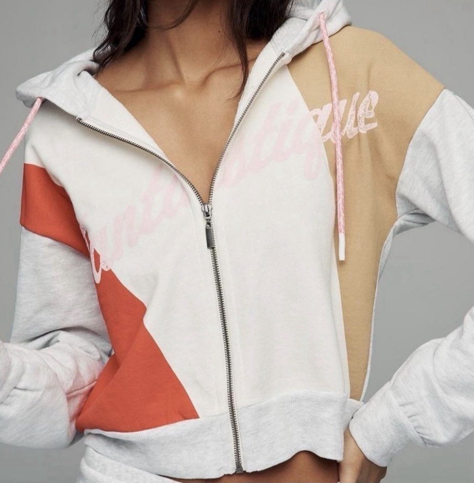 Anthropologie Daily Practice Colourblock Zip-Up Hoodie Size M New with Out Tags Anthropologie Daily Practice Colourblock Zip-Up Hoodie Size M New with Out Tags
