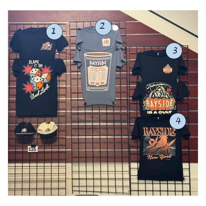 NewBayside Shirt US Tour 2026 Concert Merch Graphic Tee Reprint