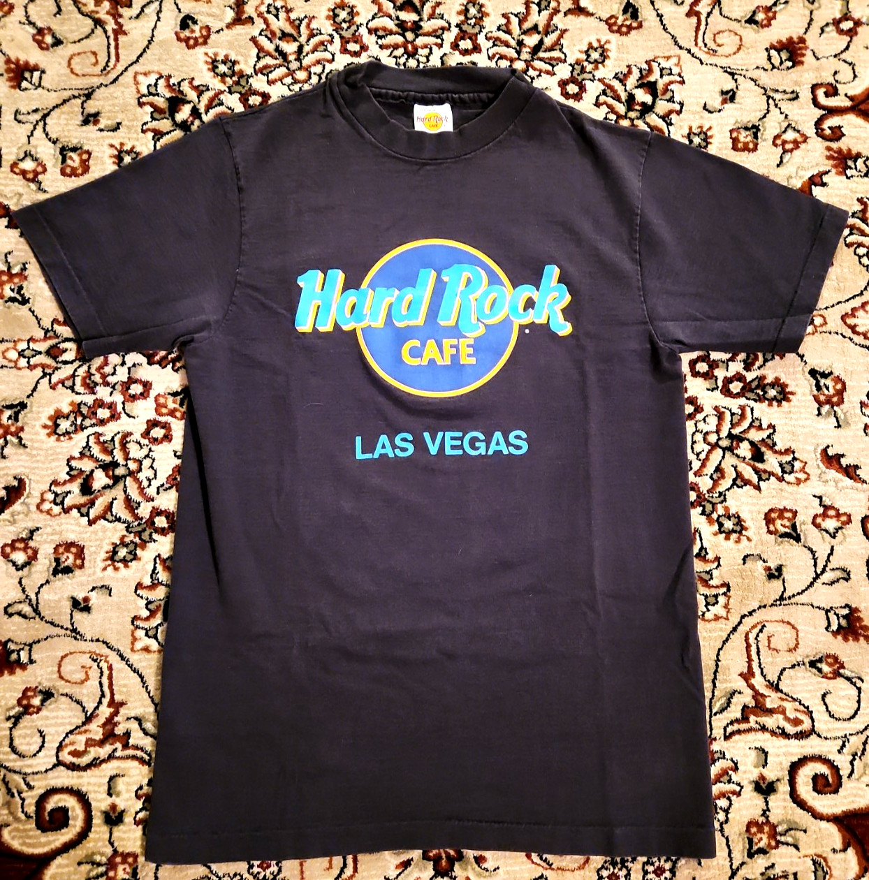 Vintage 90s Hard-Rock Cafe Las-Vegas Shirt Medium Single-Stitch Black Vintage 90s Hard-Rock Cafe Las-Vegas Shirt Medium Single-Stitch Black