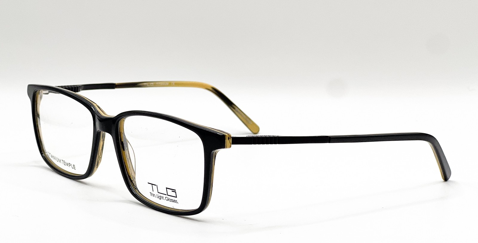 NEW TLG NU009 C02 BLACK AUTHENTIC EYEGLASSES 54-16