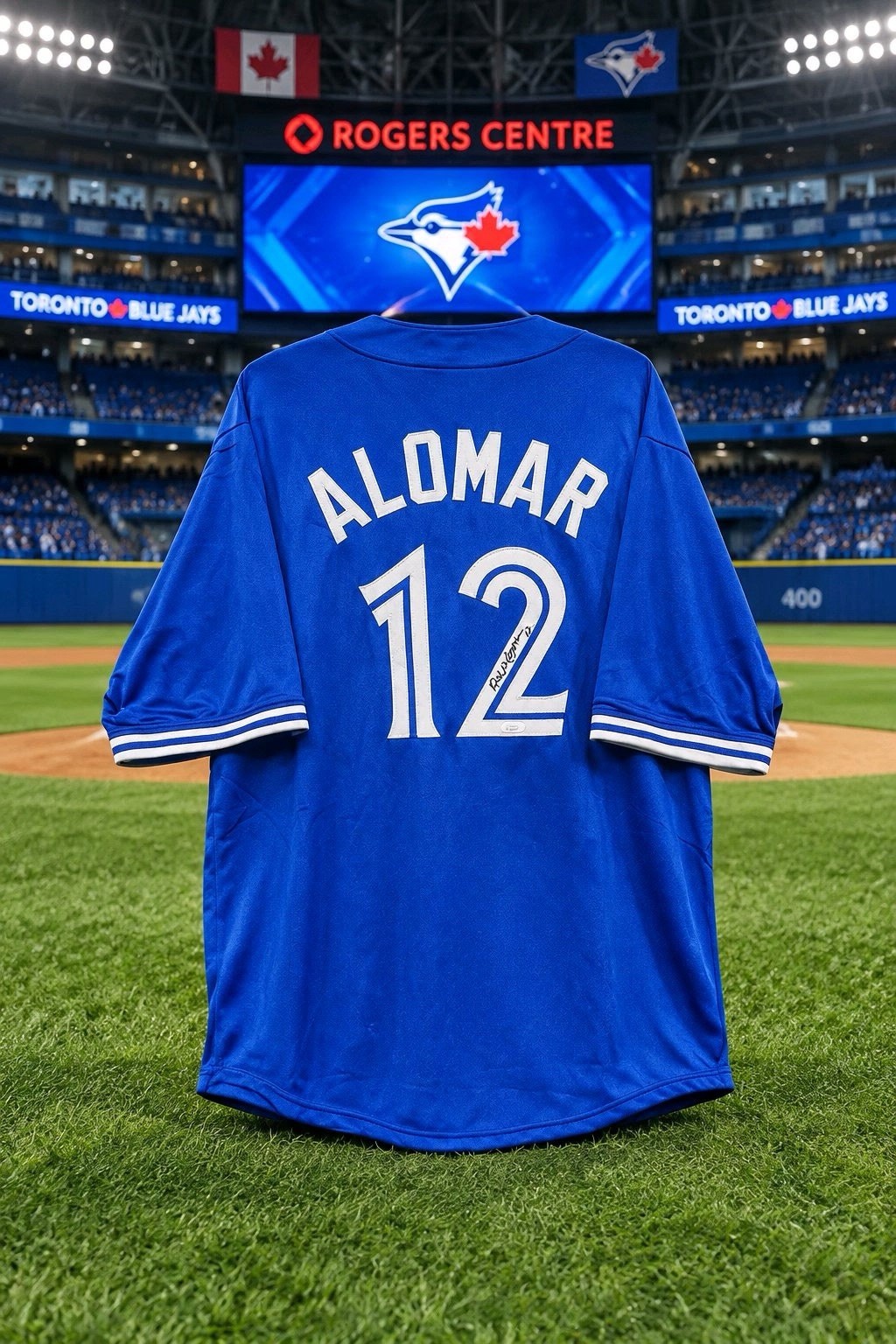 Roberto Alomar Toronto Blue Jays #12 Signed Jersey JSA Authentic Roberto Alomar Toronto Blue Jays #12 Signed Jersey JSA Authentic
