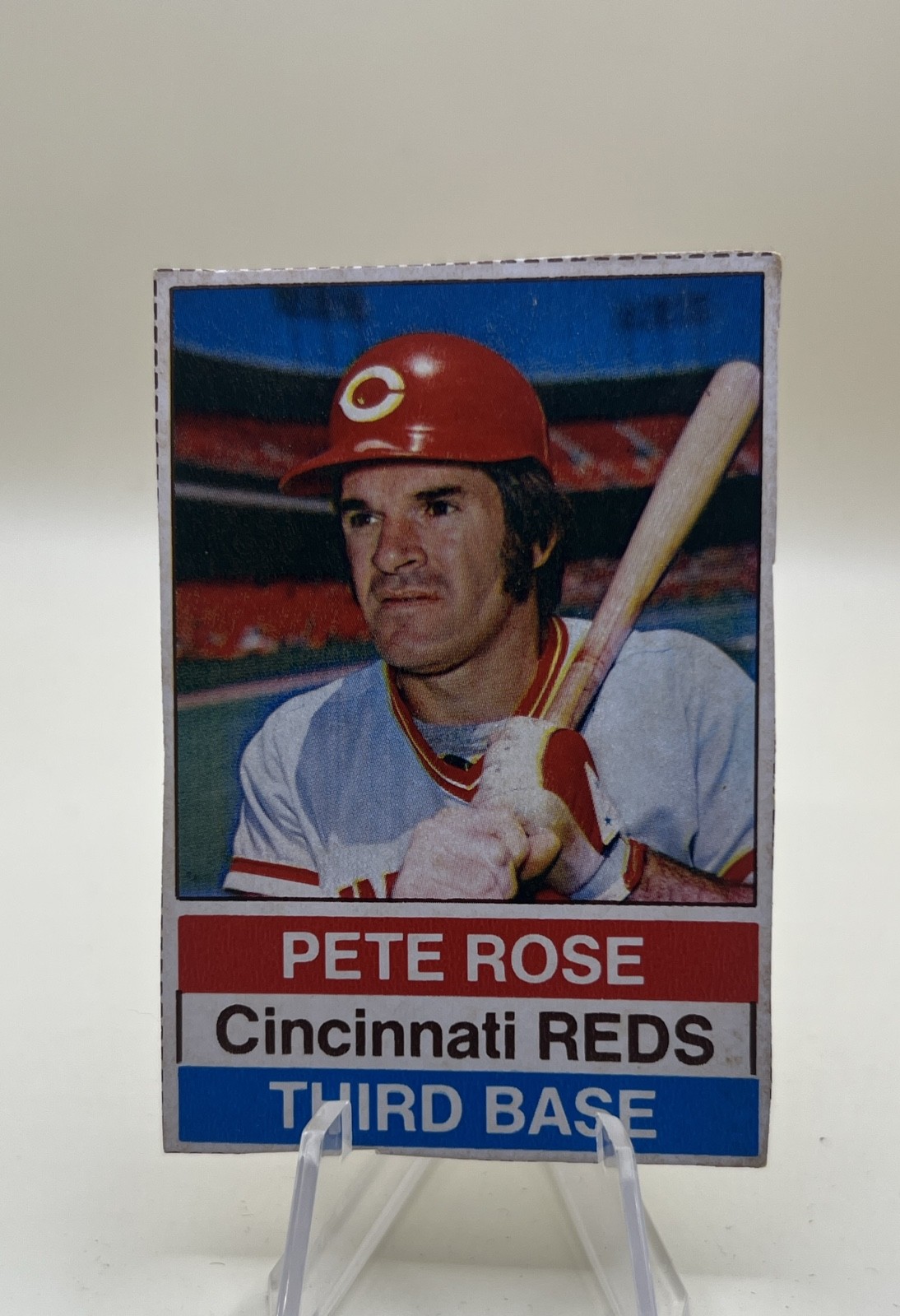 1976 Hostess All-Star Team - Pete Rose #66-Hand cut 1976 Hostess All-Star Team - Pete Rose #66-Hand cut