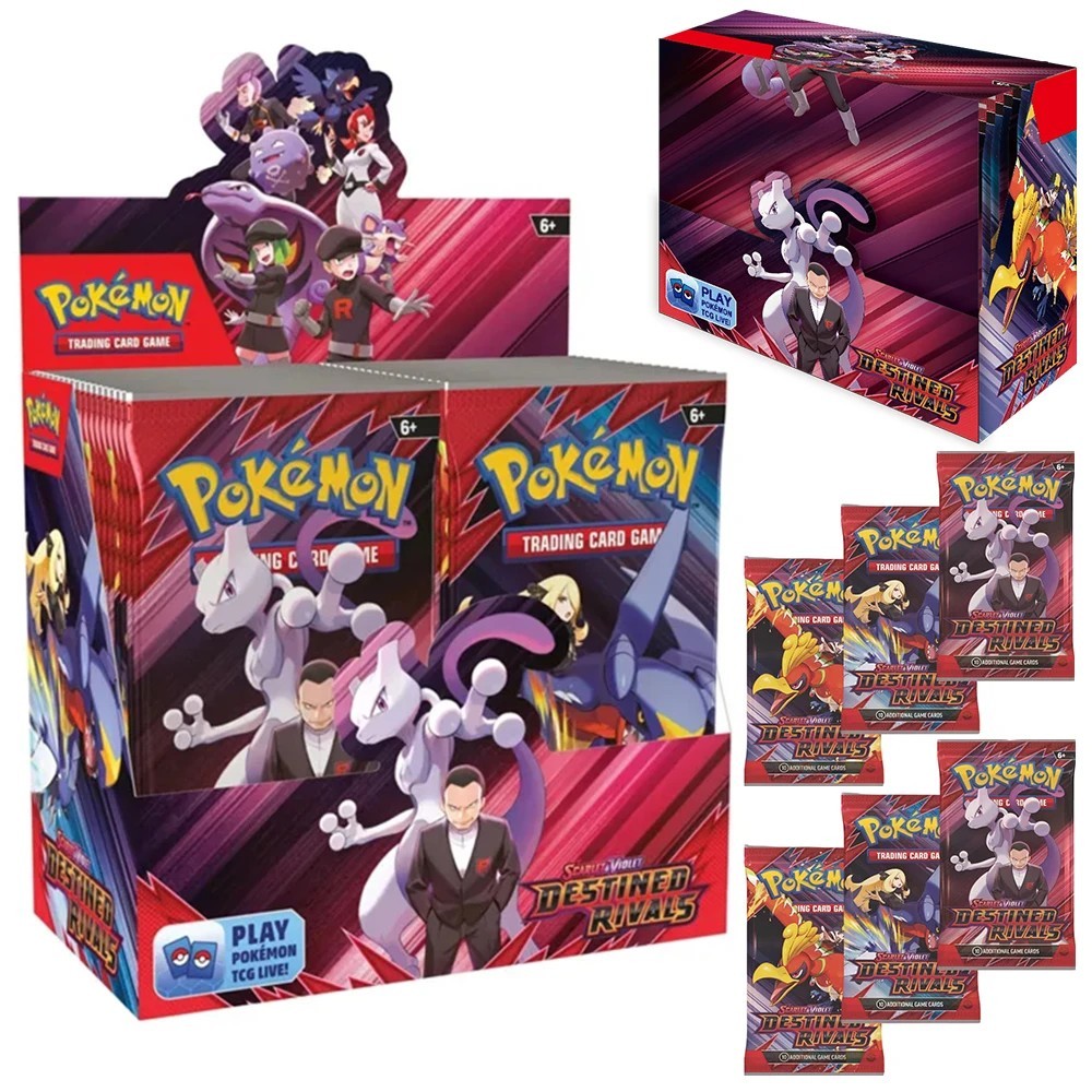360Pcs Pokemon Cards Destined Rivals Prismatic Evolutions Scarlet Violet 151