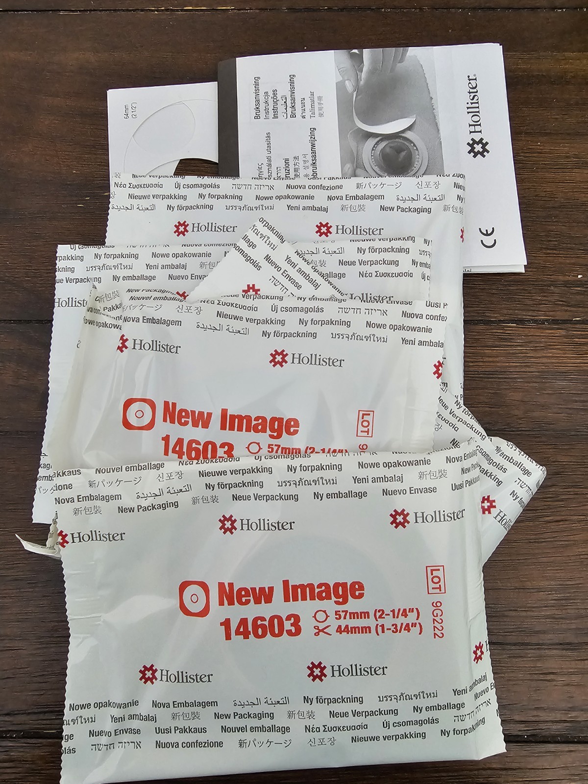 5- No Box Hollister 14603 Image Skin Barrier with Floating Flange and Tape 5- No Box Hollister 14603 Image Skin Barrier with Floating Flange and Tape