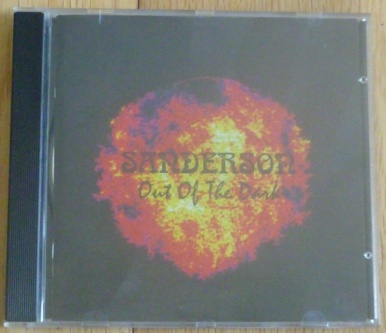 SANDERSON - OUT OF THE DARK CD 1994 ISSUE *RARE* HEAVY METAL ROCK NO BARCODE