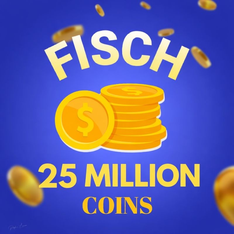 FISCH COINS C$ 🐟 Roblox 🐟 + BONUS | 🟢ONLINE🟢⚡CHEAPEST⚡🚚Fast Delivery🚚 FISH