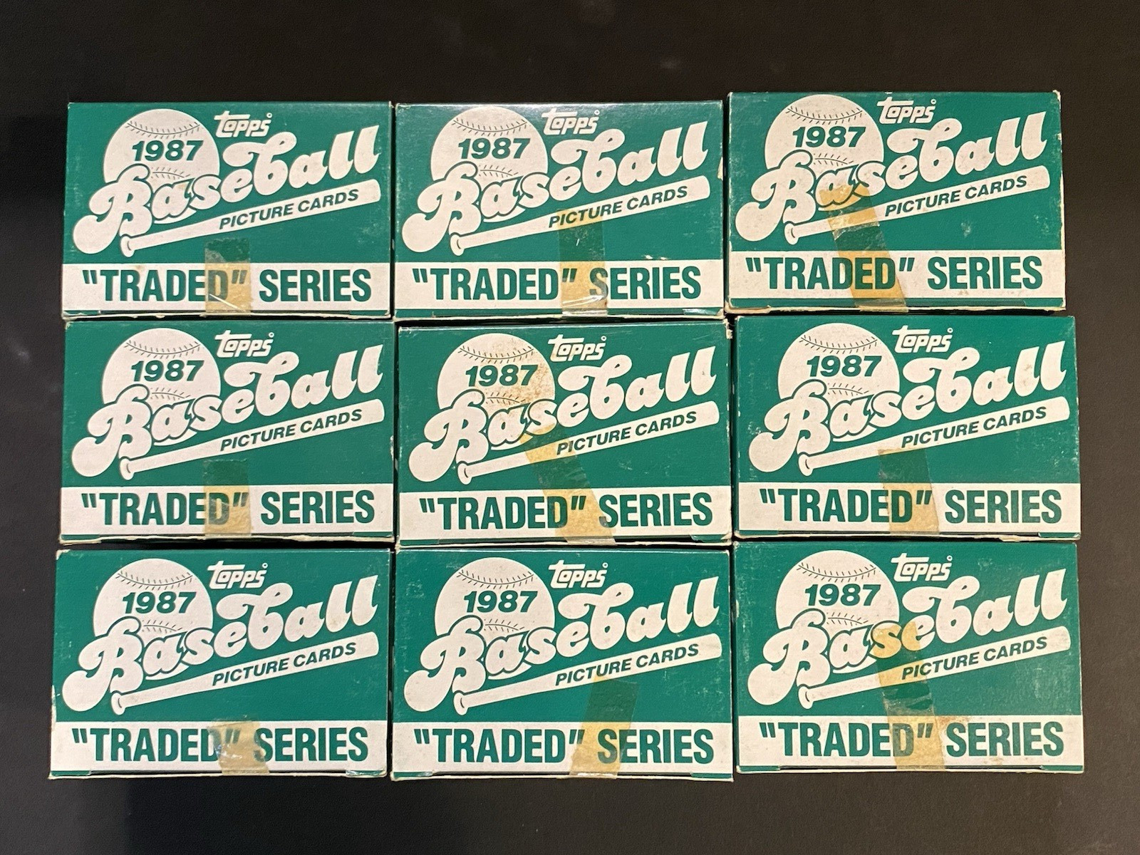 One Unopened 1987 Topps Traded Baseball Complete Set - Greg Maddux XRC One Unopened 1987 Topps Traded Baseball Complete Set - Greg Maddux XRC