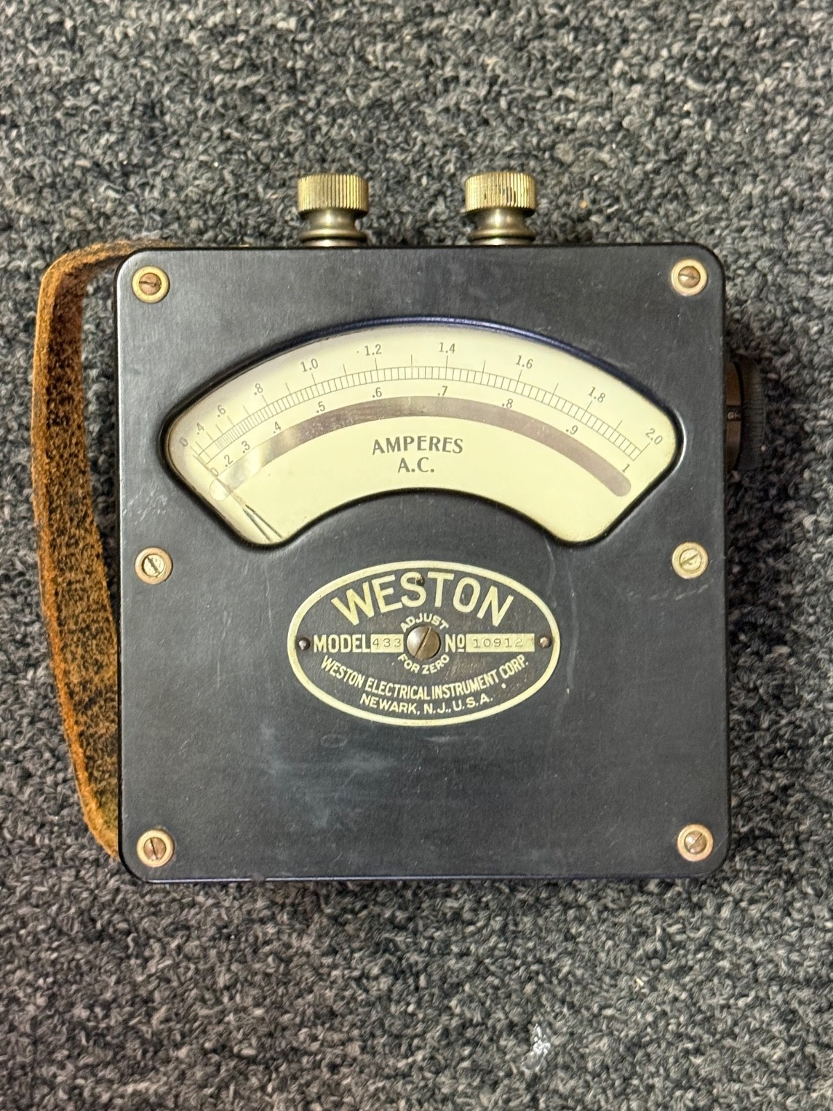 Vintage Weston Model 433-UNTESTED- Vintage Weston Model 433-UNTESTED-