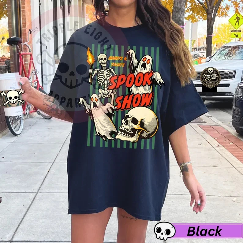 Spook Show Shirt, Vintage Halloween Tee Horror Lover Gift 90s Spook Show Shirt, Vintage Halloween Tee Horror Lover Gift 90s