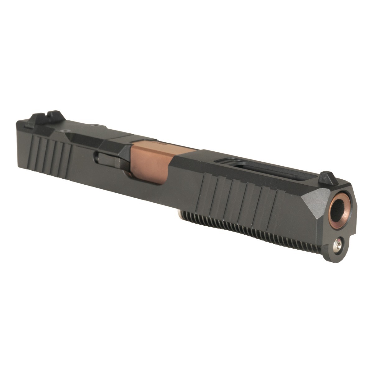 Complete Slide for Glock 17 Gen 3 - Ported PVD Copper Barrel