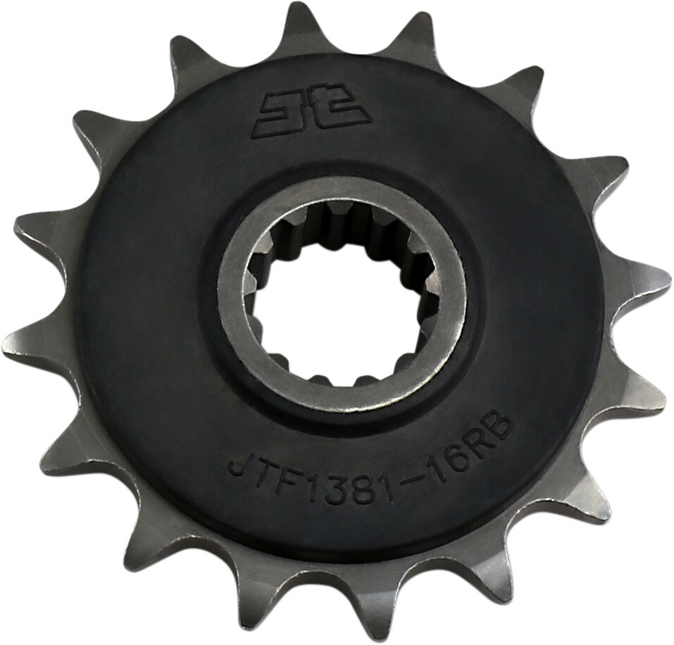 JT Rubber Cushioned Steel Front Sprocket 16T 520 JT Rubber Cushioned Steel Front Sprocket 16T 520
