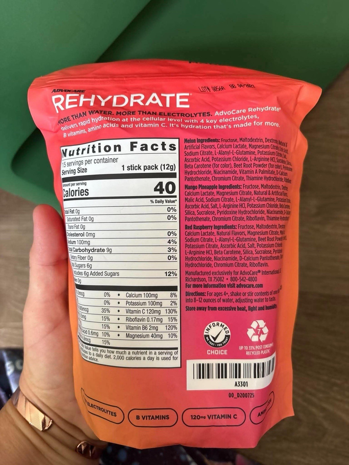 Advocare Variety Pack Rehydrate