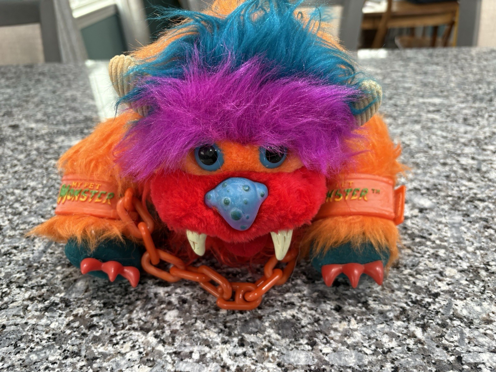 Vintage 1986 Amtoy My Pet Monster - Gwonk - Plush Stuffed Animal Hand Puppet Toy Vintage 1986 Amtoy My Pet Monster - Gwonk - Plush Stuffed Animal Hand Puppet Toy